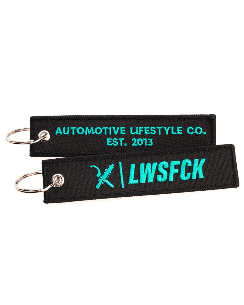 LWSFCK® Crew Flight Tag Keychain Black Minty