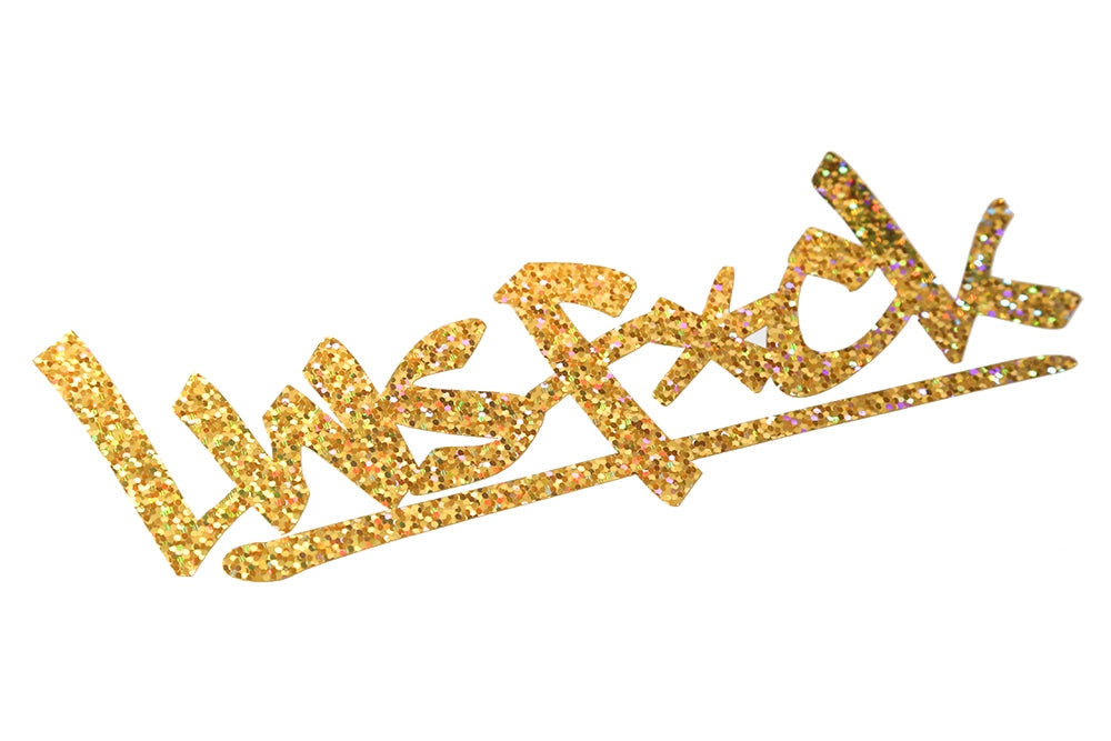 LWSFCK Aufkleber 18 x 6 cm - Gold Sparkle