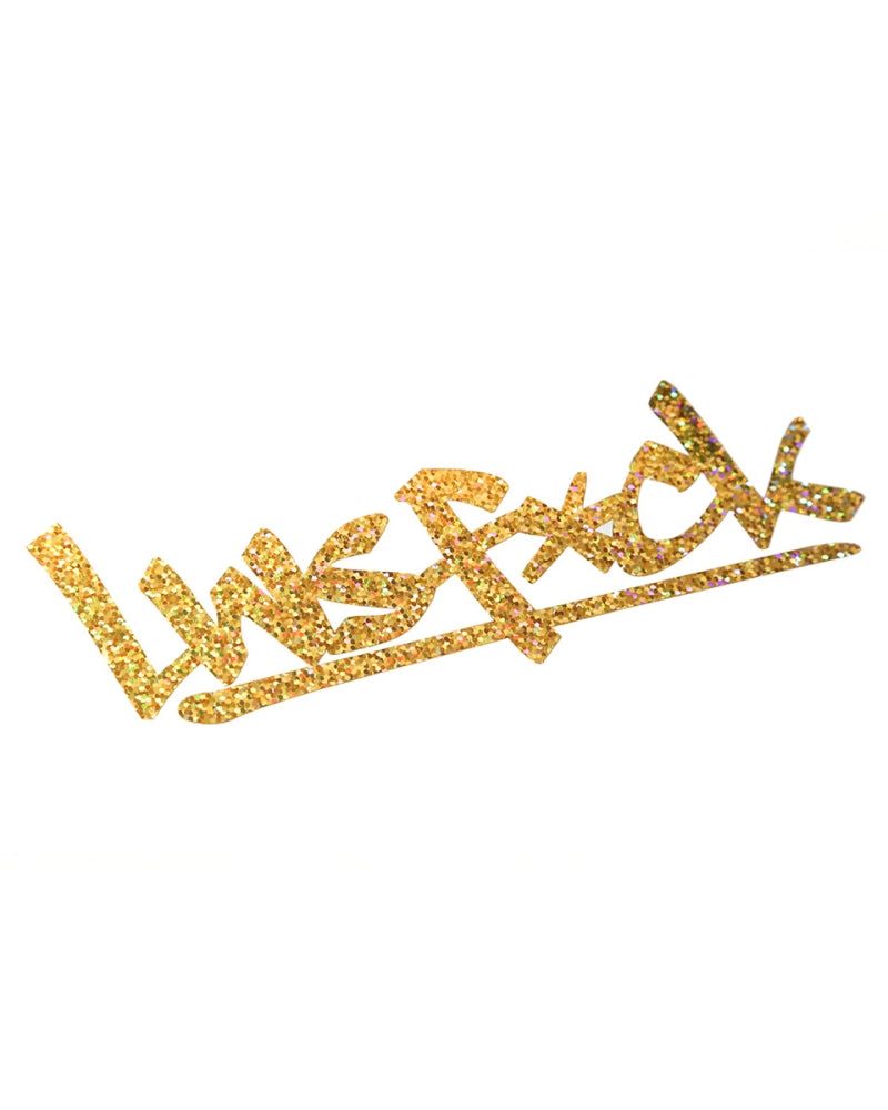 LWSFCK Aufkleber 18 x 6 cm - Gold Sparkle