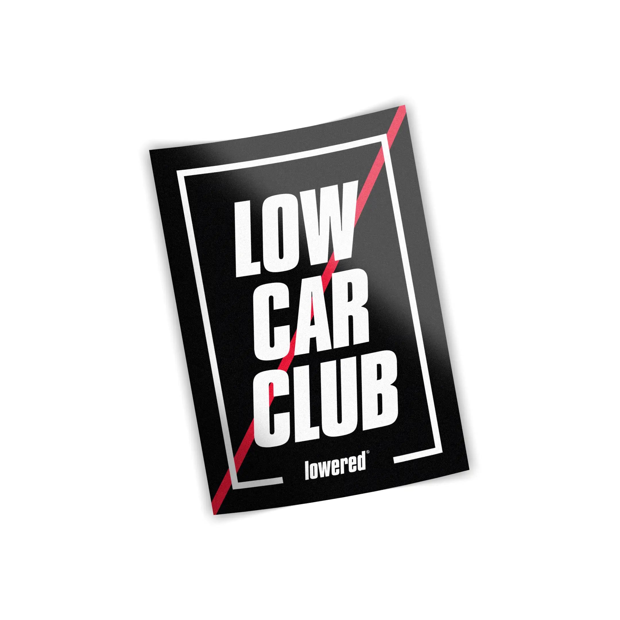 Low Car Club Sticker