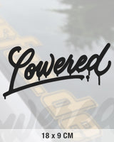 Lowered Graffiti Aufkleber 18 x 9 cm