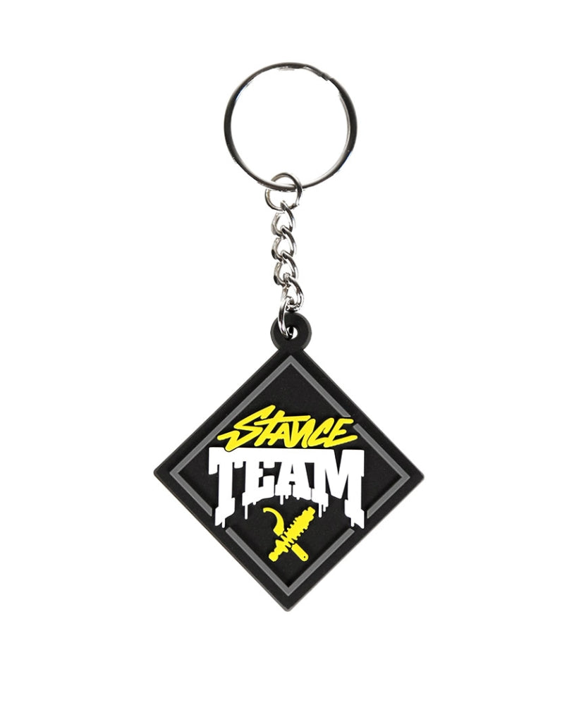 LWSFCK® STANCE TEAM KEYCHAIN BLACK YELLOW