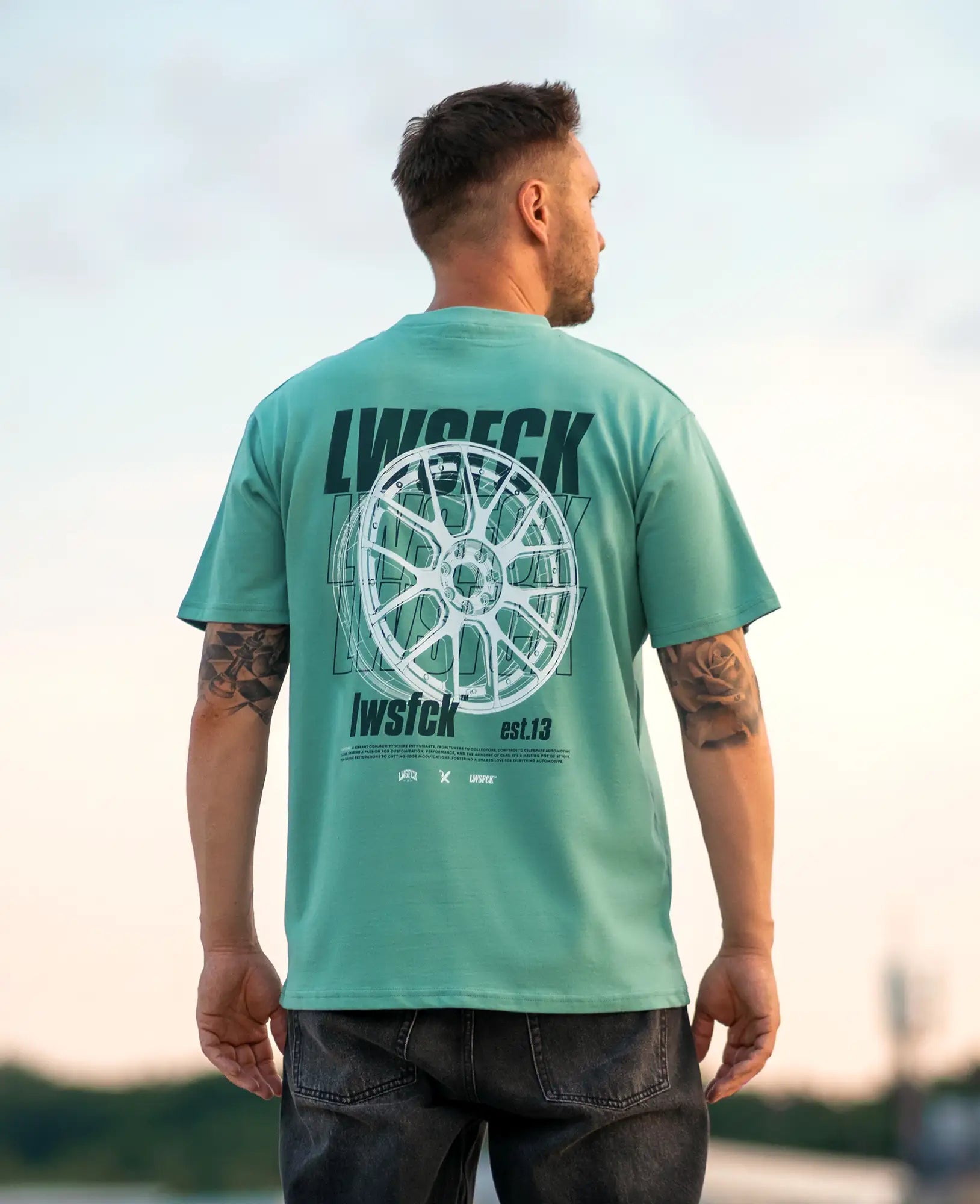 LWSFCK® Jade Wheel Shirt