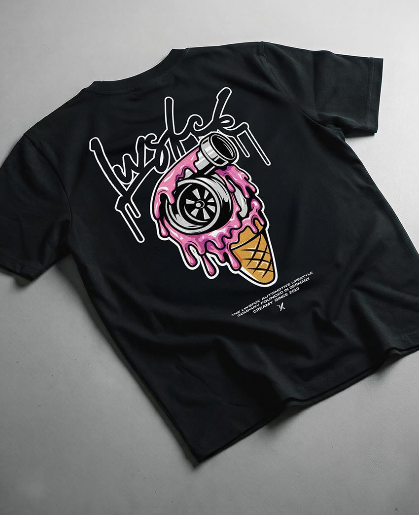 LWSFCK® Limited Black Ice Cream Shirt