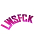 Preview: LWSFCK Curved Aufkleber 18 x 7 cm - Pink Sparkle