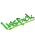 Preview: LWSFCK Aufkleber 18 x 6 cm - Green Sparkle