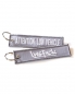 Mobile Preview: Attention Low Vehicle Keychain Grey