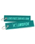 Preview: LWSFCK® Crew Flight Tag Keychain Mint