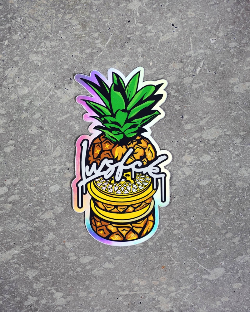 LWSFCK® Ananas Holographic Sticker