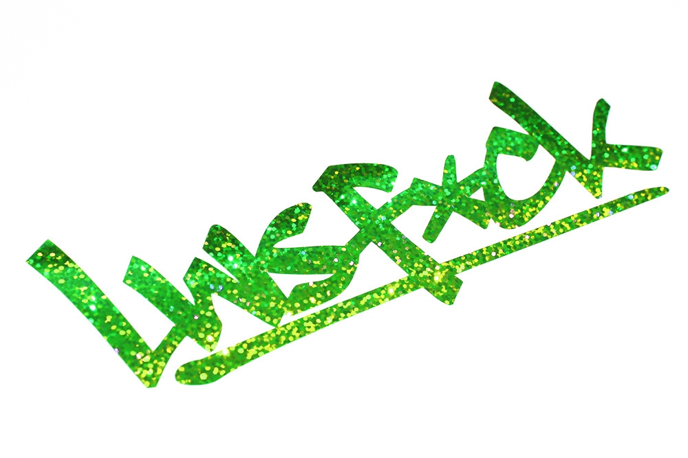 LWSFCK Aufkleber 18 x 6 cm - Green Sparkle