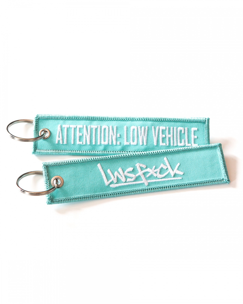 Attention Low Vehicle Keychain Mint