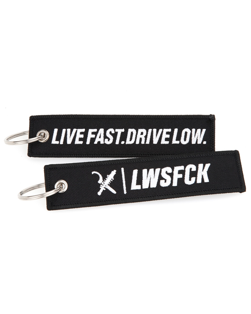 LWSFCK® Crew Flight Tag Keychain Black