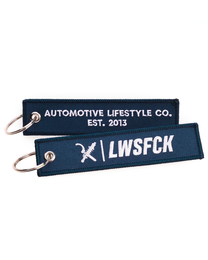 LWSFCK® Crew Flight Tag Keychain Blue