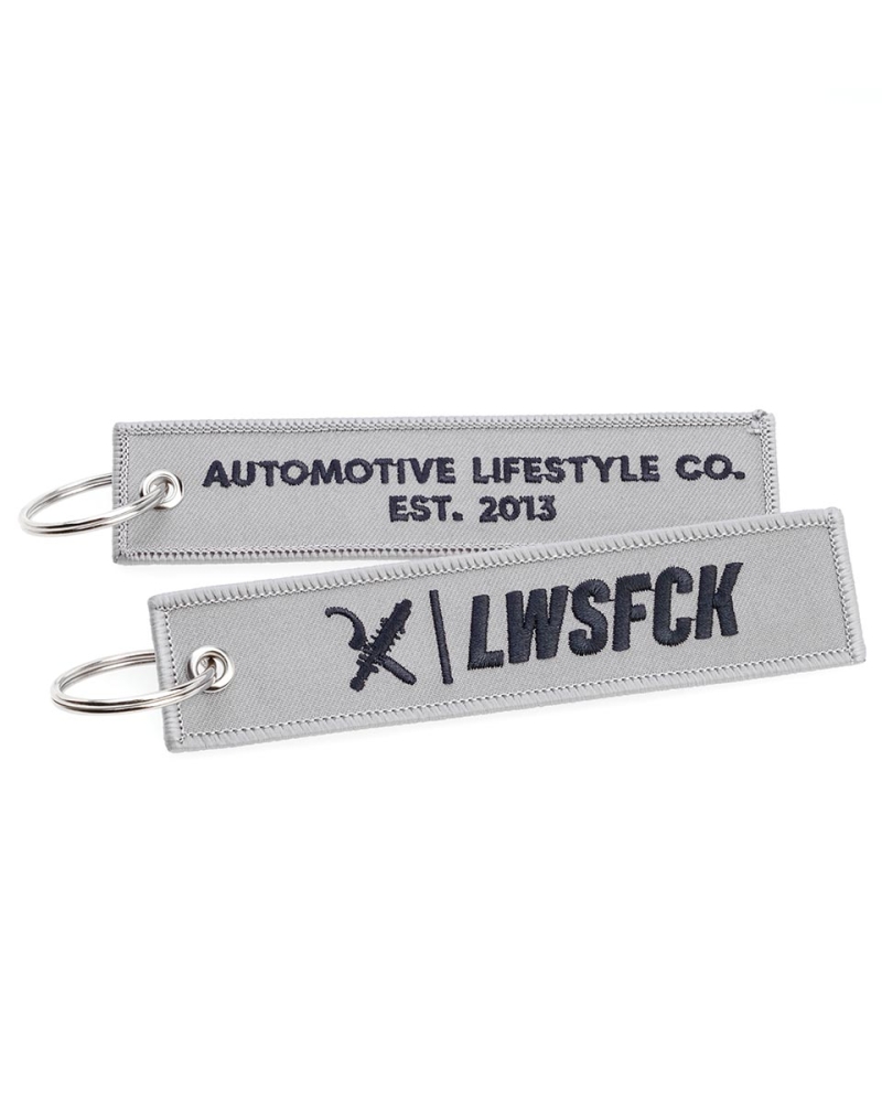 LWSFCK® Crew Flight Tag Keychain Grey