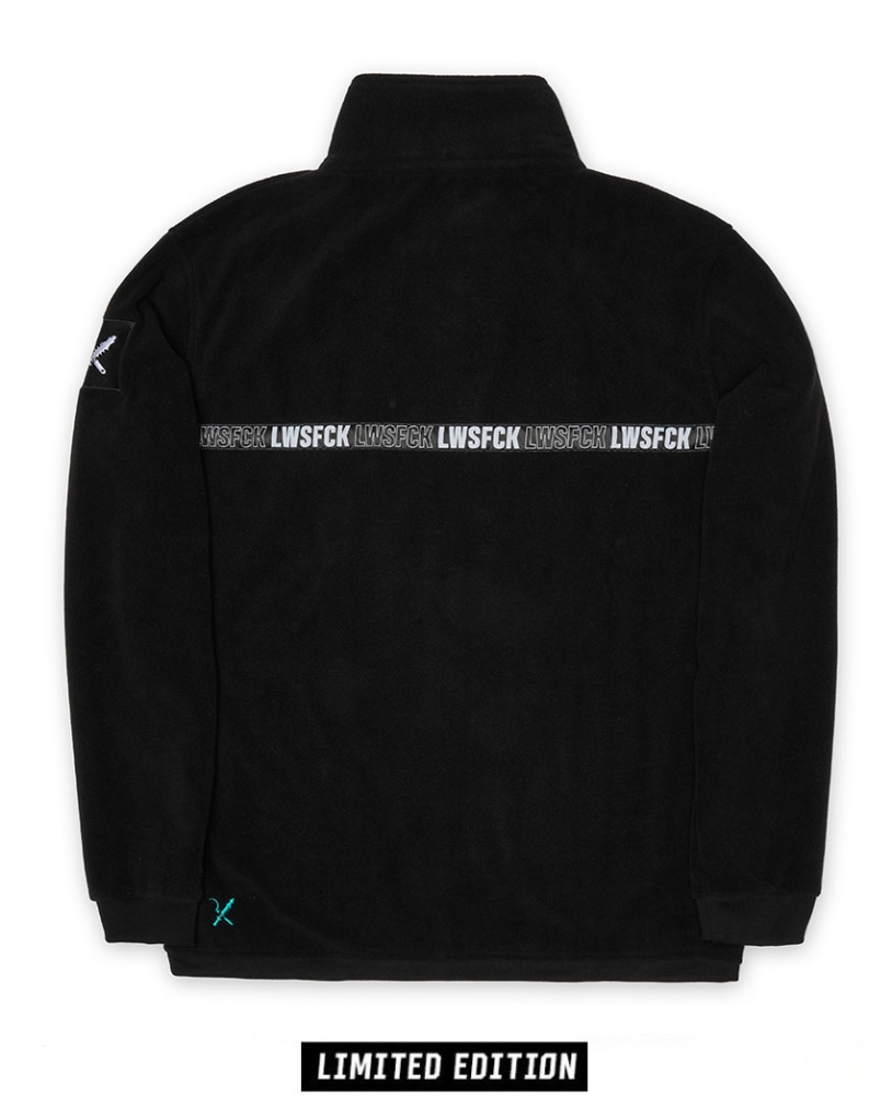 LWSFCK® Crew Fleece Jacket Black
