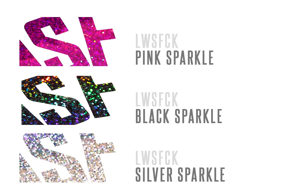 LWSFCK GRAFFITI XXL AUFKLEBER 40 CM - Sparkle Edition