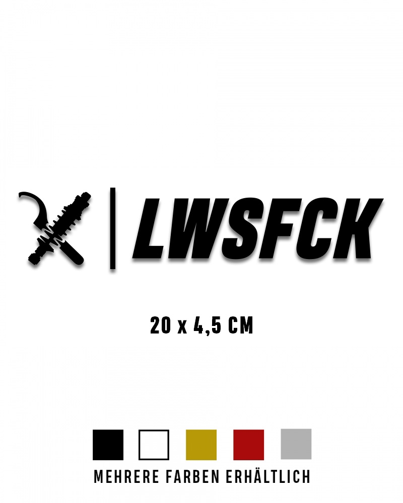 LWSFCK® Static Logo Sticker - 20 CM